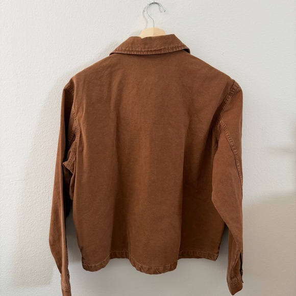 Zara Brown Cropped Utility Jacket – NWOT – Size S - Picture 2 of 8